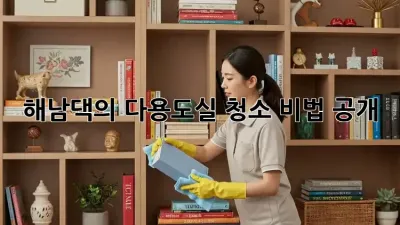 ✨해남댁의 다용도실 청소 비법 공개!🧹